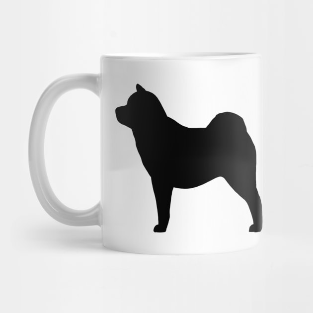 Smooth Chow Chow Silhouette by Coffee Squirrel